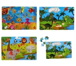 Tout Pour le Jeu Puzzle en bois 30 pièces poissons
