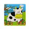 Tout Pour le Jeu Puzzle en bois 16 pièces vache