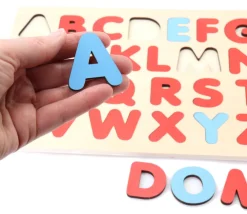 Tout Pour le Jeu Puzzle en bois alphabet méthode Montessori - Cadre 30 x 21 cm