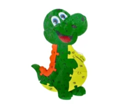 Tout Pour le Jeu Puzzle en bois Animal + Alphabet - 24 pièces à assembler dinosaure