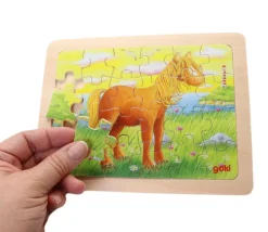 Tout Pour le Jeu Puzzle en bois Animaux 24 pièces