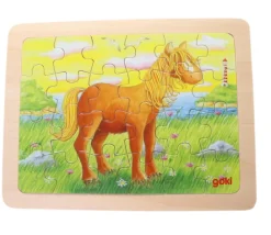 Tout Pour le Jeu Puzzle en bois Animaux 24 pièces