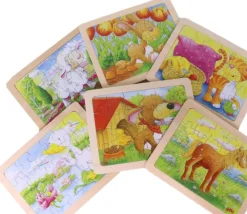 Tout Pour le Jeu Puzzle en bois Animaux 24 pièces