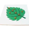 Tout Pour le Jeu Puzzle en bois feuille - 8 pièces à boutons à encastrer