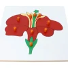Tout Pour le Jeu Puzzle en bois fleur - 9 pièces à boutons à encastrer