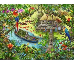 Tout Pour le Jeu Puzzle Escape Kids - Un safari dans la jungle - 368 pièces- Ravensburger