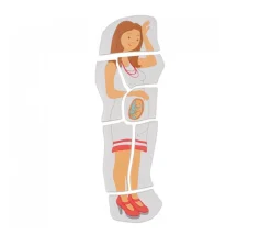 Tout Pour le Jeu Puzzle J'attends un bébé en bois - grossesse : 9 mois dans le ventre