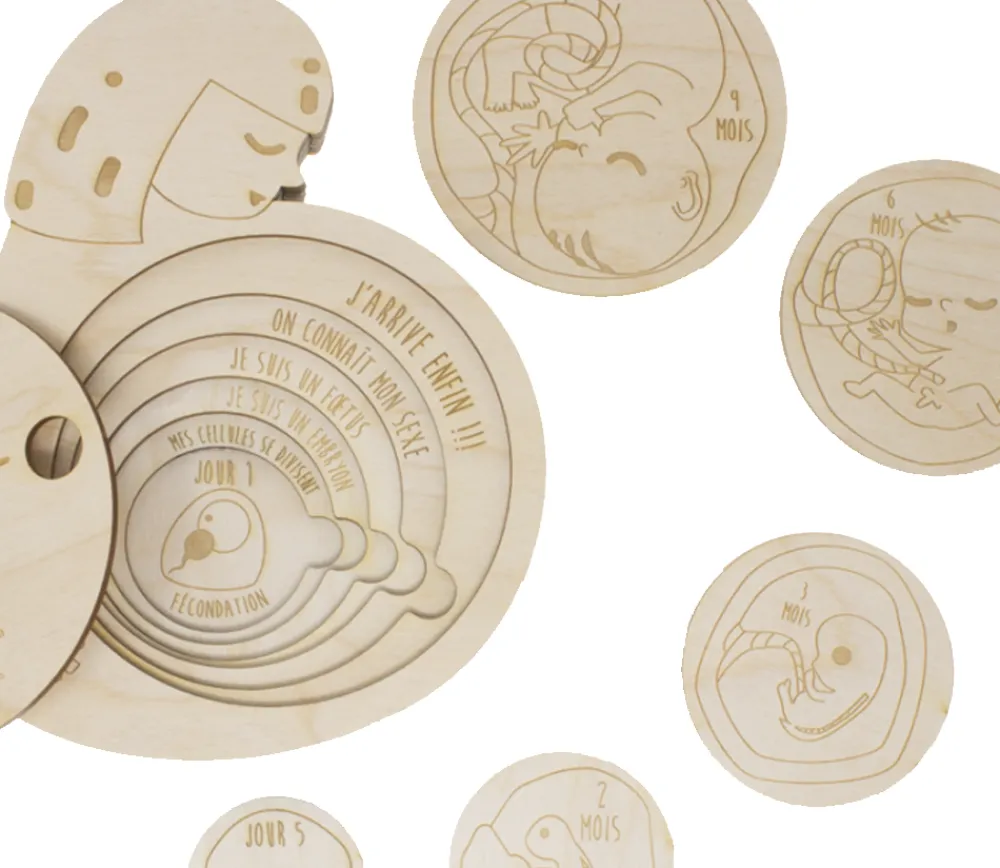 Tout Pour le Jeu Puzzle La grossesse - 9 mois dans le ventre