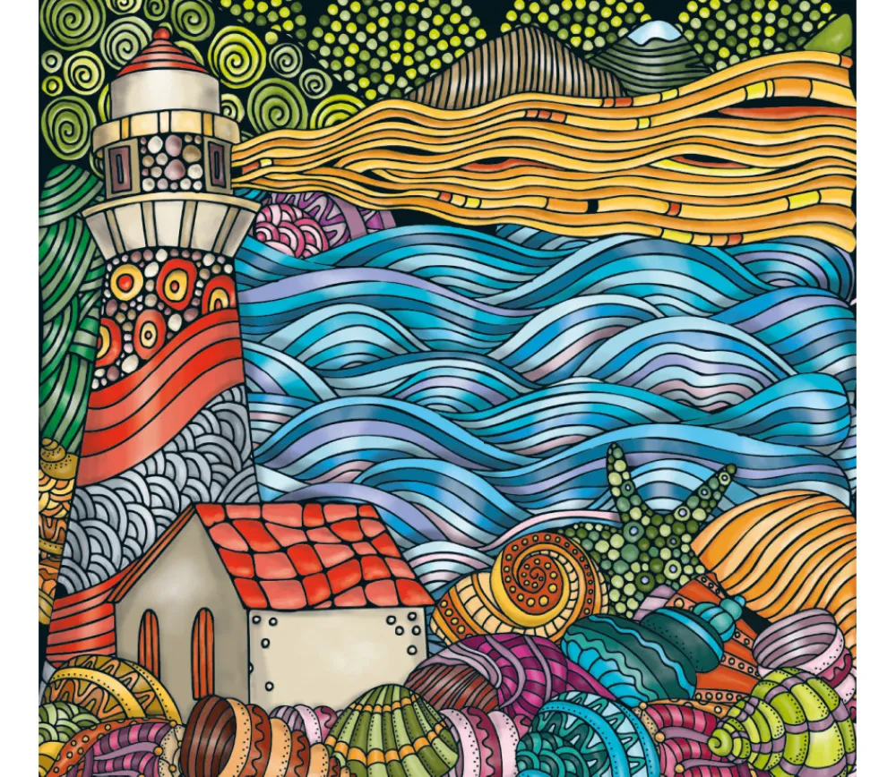 Tout Pour le Jeu Puzzle paysage de mer design 12.5 cm - 72 pièces Curiosi