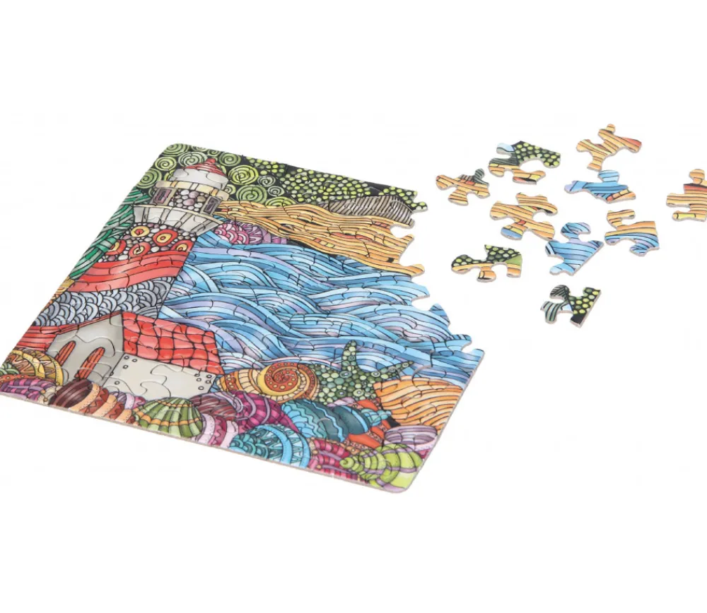Tout Pour le Jeu Puzzle paysage de mer design 12.5 cm - 72 pièces Curiosi