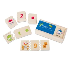 Tout Pour le Jeu Puzzles en bois : J'apprends les chiffres - Cognito