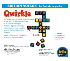 Tout Pour le Jeu Qwirkle - jeu formes et couleurs édition voyage