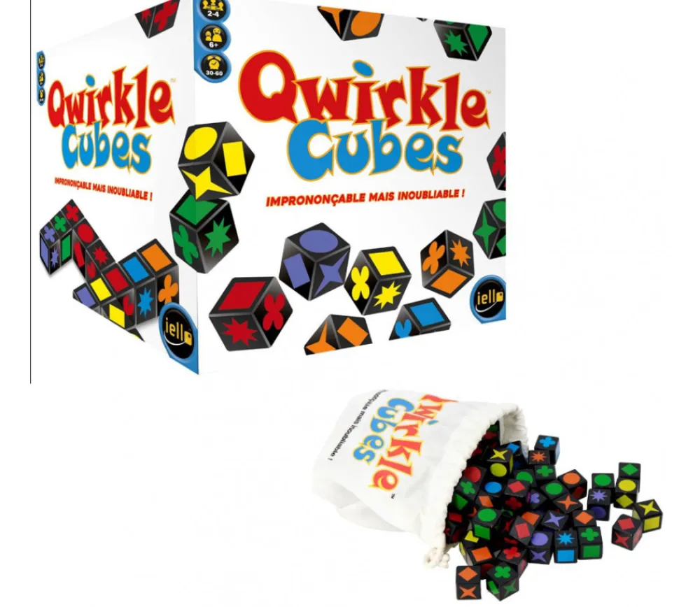 Tout Pour le Jeu Qwirkle Cubes - Version cubes dés à jouer jeu formes et couleurs