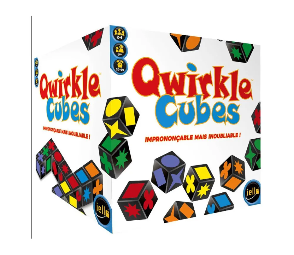 Tout Pour le Jeu Qwirkle Cubes - Version cubes dés à jouer jeu formes et couleurs