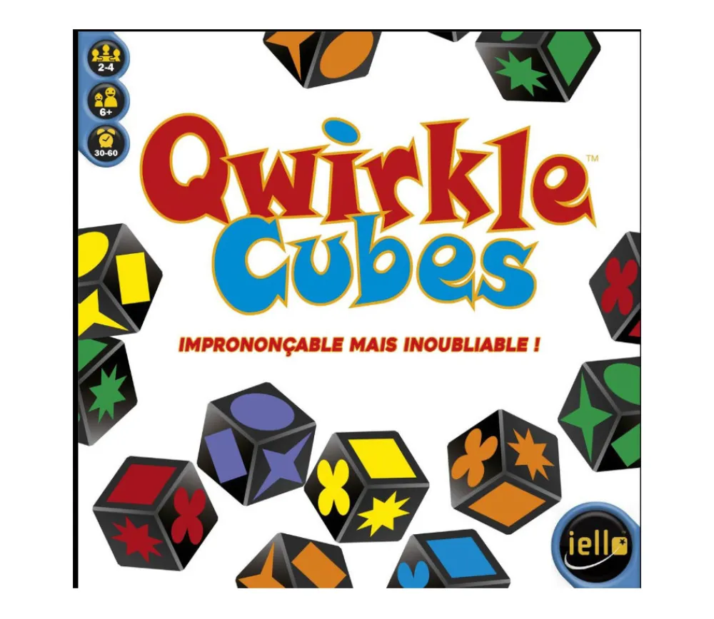 Tout Pour le Jeu Qwirkle Cubes - Version cubes dés à jouer jeu formes et couleurs
