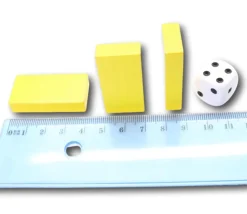 Tout Pour le Jeu Rectangle 4 cm en bois. Domino neutre 40 x 20 x 8 mm à l'unité