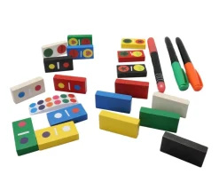 Tout Pour le Jeu Rectangle 4 cm en bois. Domino neutre 40 x 20 x 8 mm à l'unité