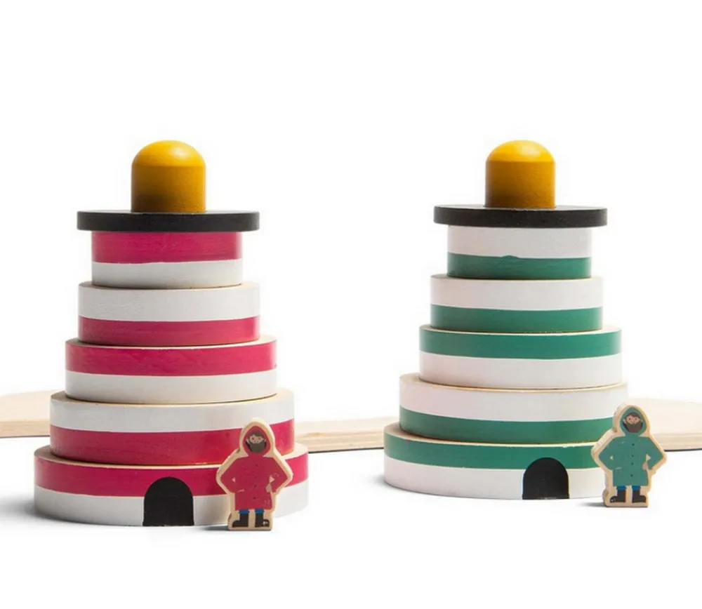 Enfant Tout Pour le Jeu Relais du phare - jeux d'équilibre en bois