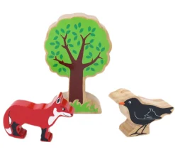 Tout Pour le Jeu Renard en bois 96 x 72 x 25 mm