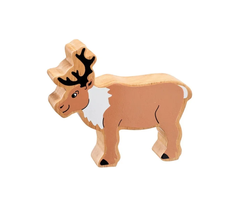 Tout Pour le Jeu Renne figurine en bois 100 x 109 x 25 mm