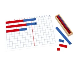Tout Pour le Jeu Réglettes calcul Additions Montessori avec plateau