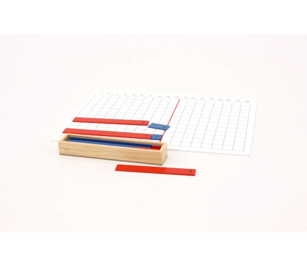 Tout Pour le Jeu Réglettes calcul Additions Montessori avec plateau