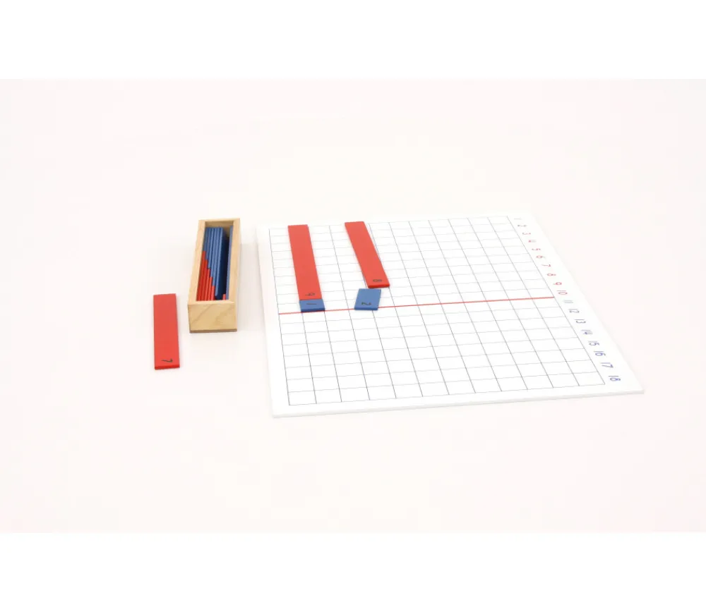 Tout Pour le Jeu Réglettes calcul Additions Montessori avec plateau