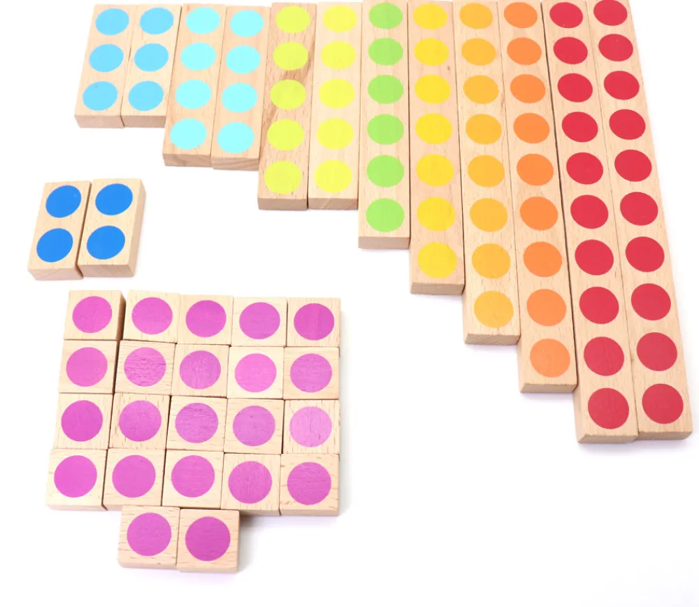 Tout Pour le Jeu Réglettes calcul chiffres et points de 1 à 10 mathématiques