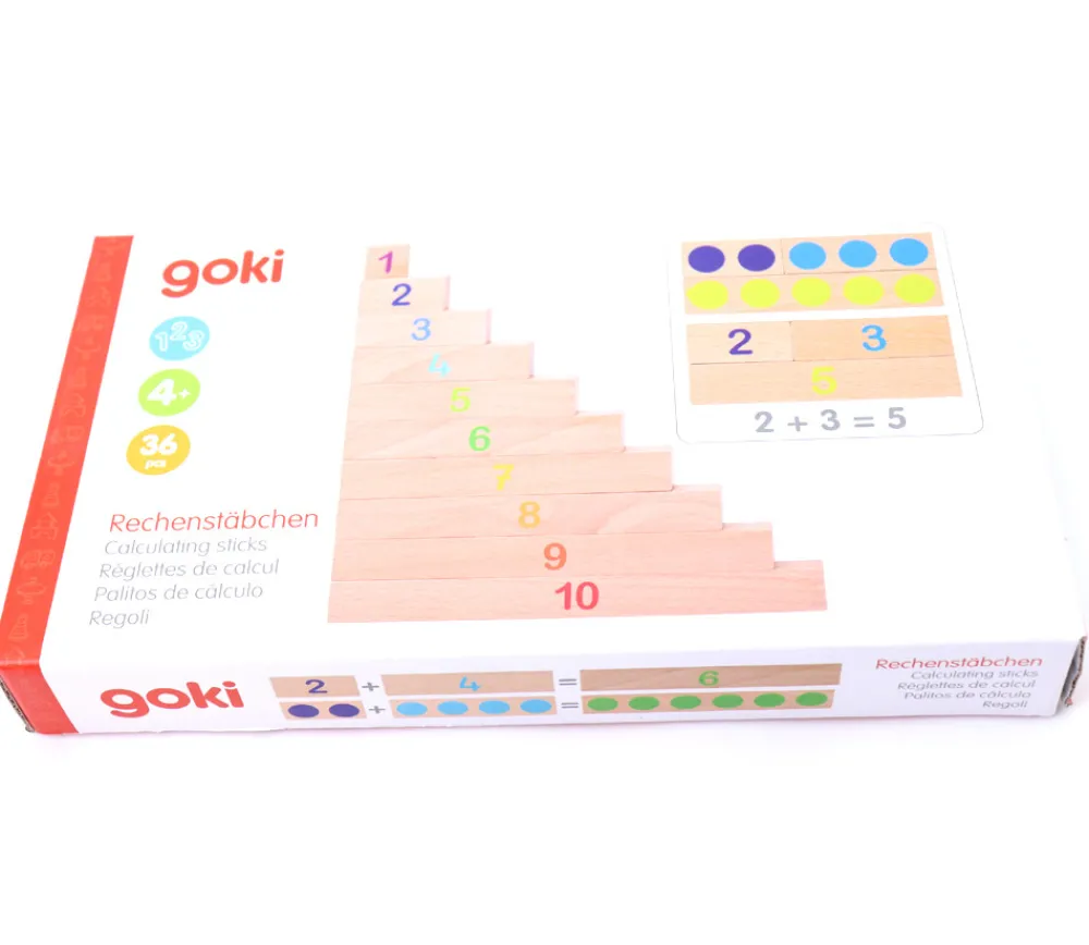 Tout Pour le Jeu Réglettes calcul chiffres et points de 1 à 10 mathématiques