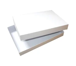Tout Pour le Jeu R2N Boite jeu rectangle 23.4 x 33.3 x 4,2 cm blanche neutre à personnaliser