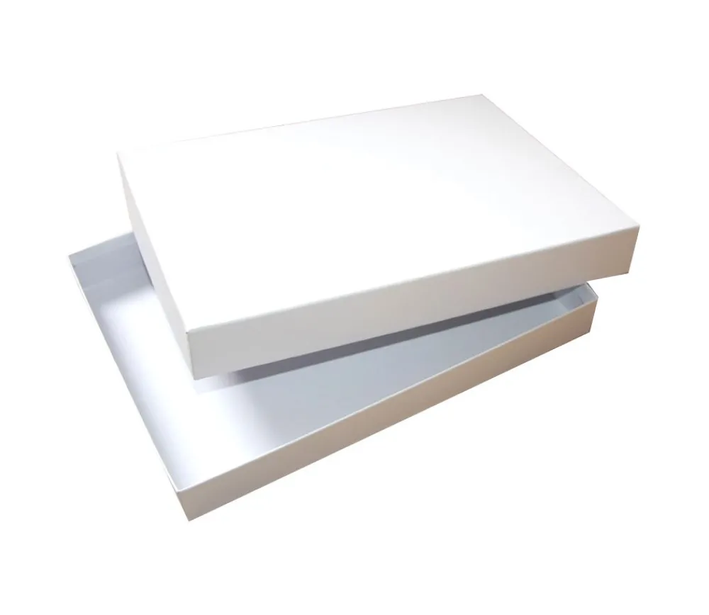Tout Pour le Jeu R2N Boite jeu rectangle 23.4 x 33.3 x 4,2 cm blanche neutre à personnaliser