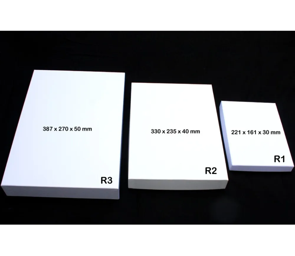 Tout Pour le Jeu R2N Boite jeu rectangle 23.4 x 33.3 x 4,2 cm blanche neutre à personnaliser