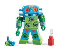 Tout Pour le Jeu Robot à visser 20 cm avec tournevis - design and drill robot STEM