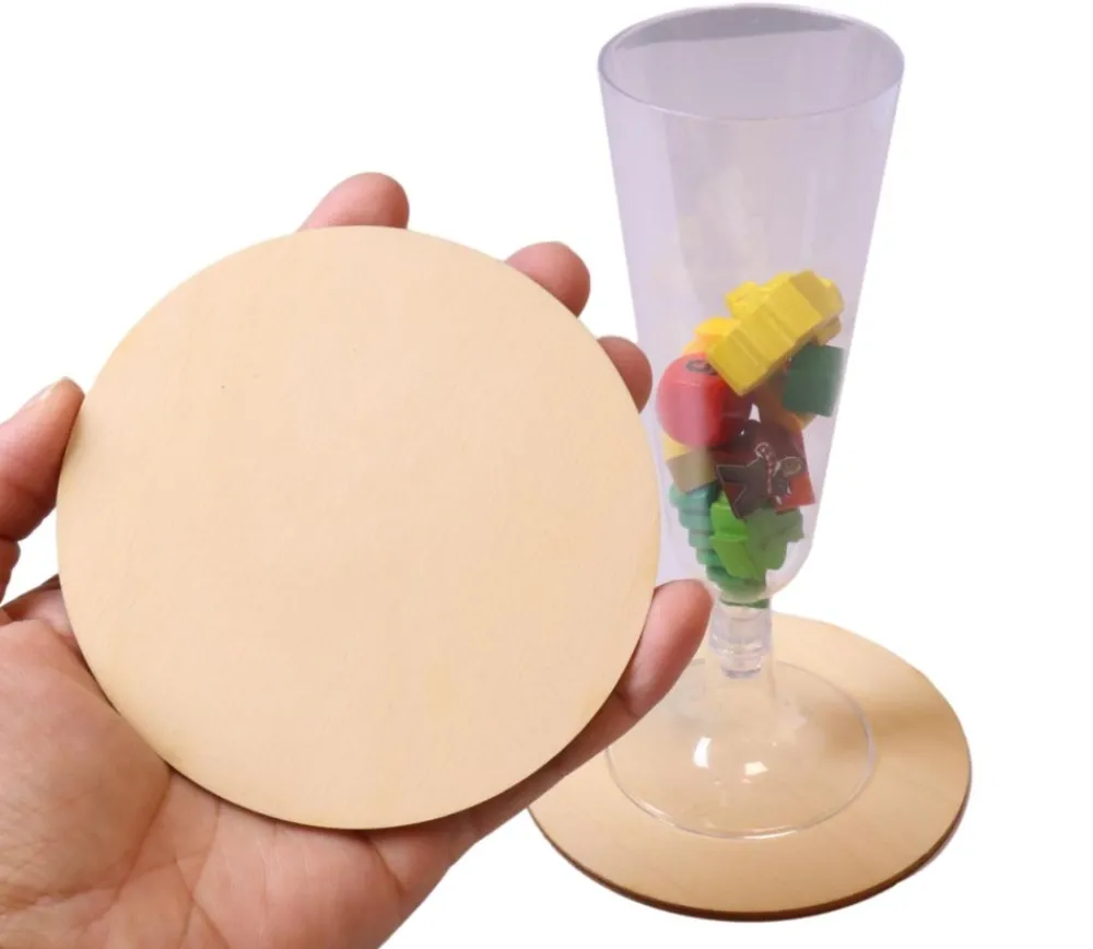Tout Pour le Jeu Rond en bois de 10 cm plat CP