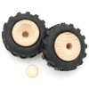 Tout Pour le Jeu Roue tracteur de 4.3 cm avec pneu caoutchouc