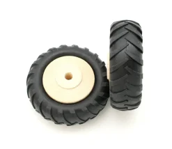 Tout Pour le Jeu Roue tracteur de 8 cm avec pneu caoutchouc