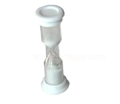 Tout Pour le Jeu Sablier de jeu 1 minute - BLANC - 7.6 cm PM