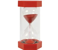 Tout Pour le Jeu Sablier ultra lisible de 5 minutes - ROUGE - 30 cm GEANT