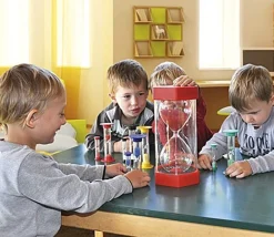 Tout Pour le Jeu Sablier ultra lisible de 5 minutes - ROUGE - 30 cm GEANT