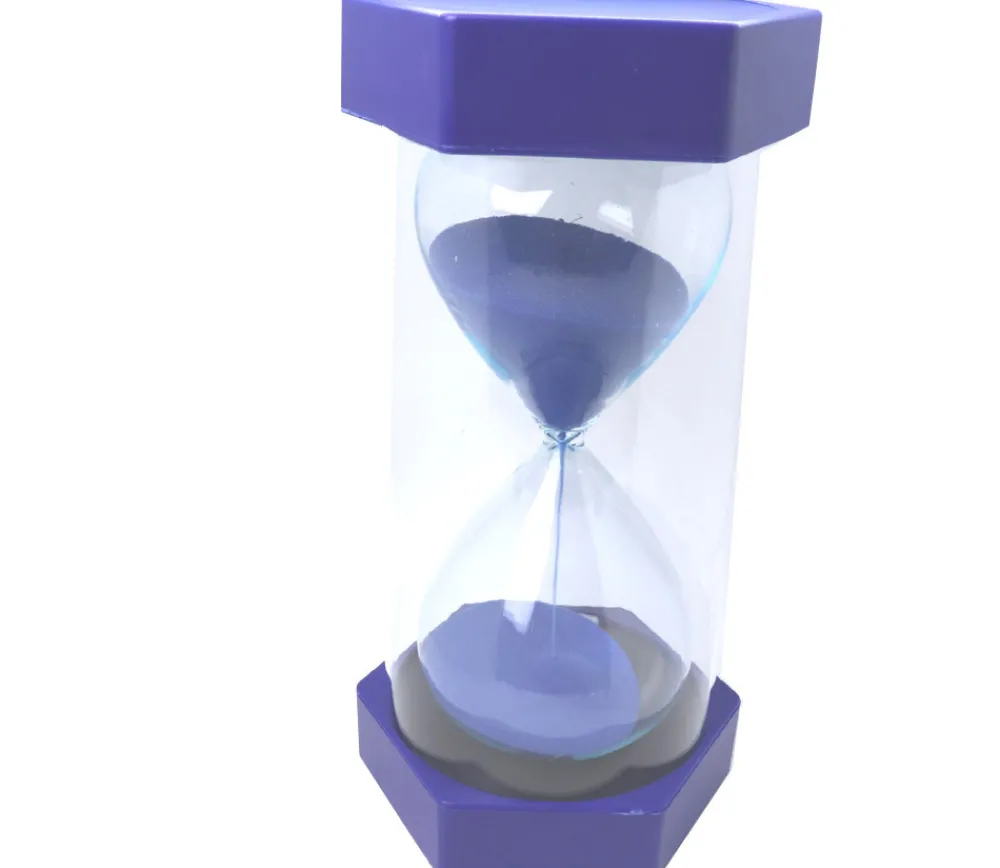 Tout Pour le Jeu Sablier ultra lisible de 15 minutes - BLEU - 30 cm GEANT