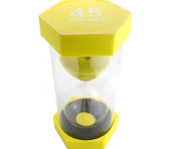 Tout Pour le Jeu Sablier ultra lisible de 45 minutes - JAUNE - 30 cm GEANT