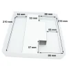 Tout Pour le Jeu Sabot calage intérieur carton blanc pour boite C1