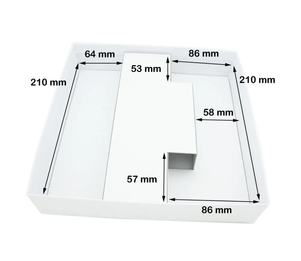 Tout Pour le Jeu Sabot calage intérieur carton blanc pour boite C1