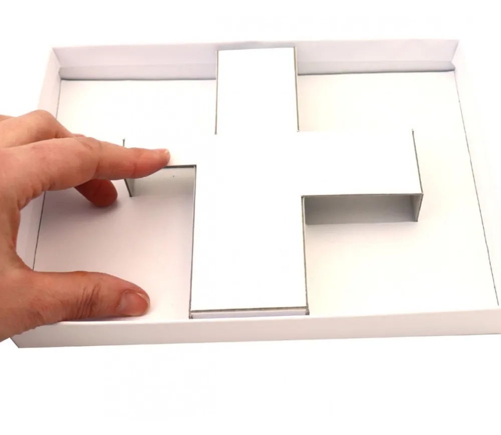 Tout Pour le Jeu Sabot cale carton blanc intérieur pour boite R1