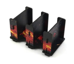 Tout Pour le Jeu Sabot double noir MDF lave 2S pour mini cartes 42 x 64 mm