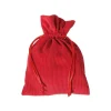 Tout Pour le Jeu Sac 13 x 18 cm - velours épais rouge avec cordon