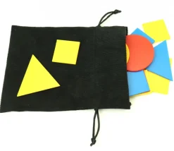 Tout Pour le Jeu Sac 13 x 18 cm - velours épais NOIR avec cordon