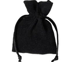 Tout Pour le Jeu Sac noir velours épais avec cordon de serrage - 10 x 12.5 cm