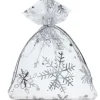 Tout Pour le Jeu Sac organzine flocon 9 x 12 cm
