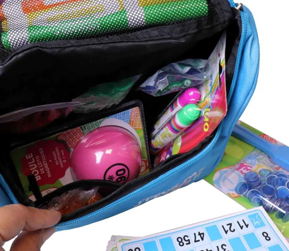 Tout Pour le Jeu Sac rangement grande pochette pour accessoires loto bingo